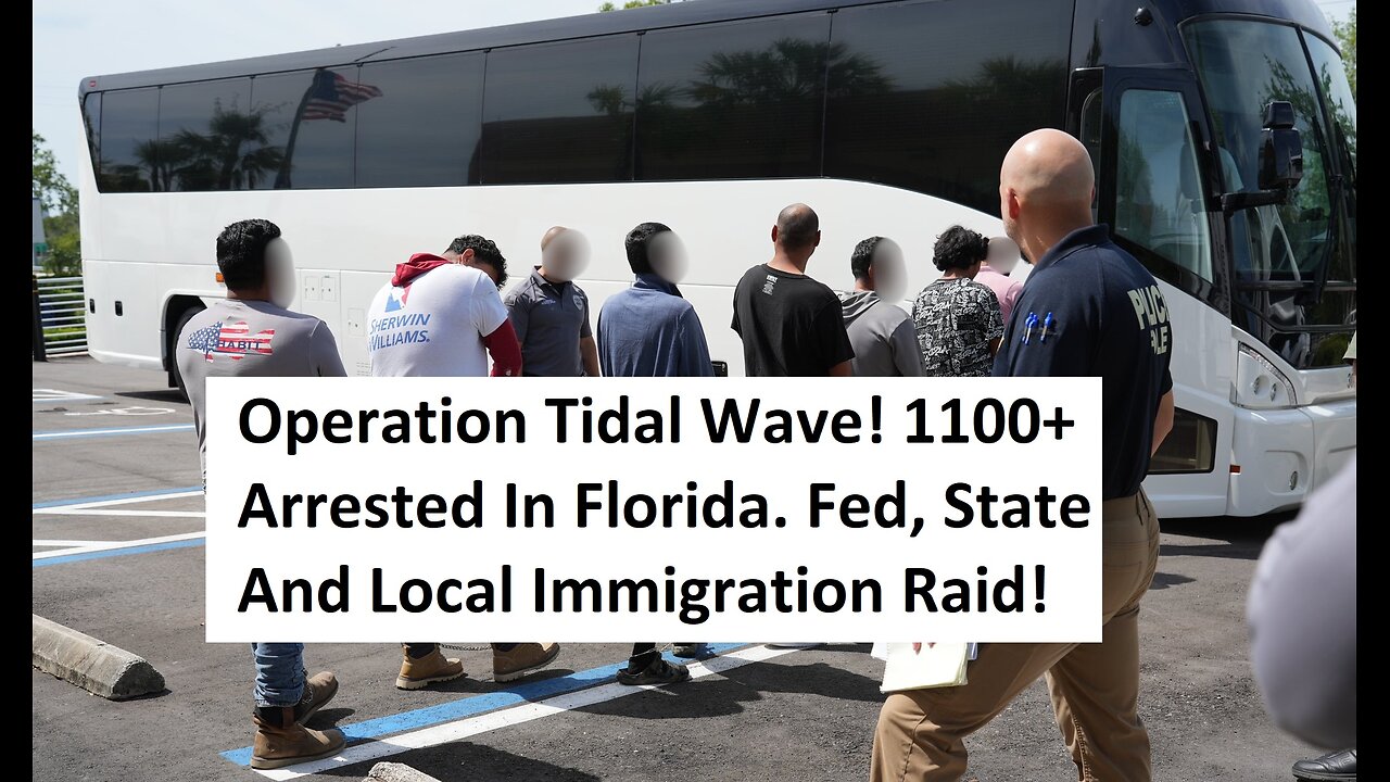 Operation Tidal Wave, Over 1100 Arrested In Florida! Fed, State And Local Collab! DEPODcast Ep.27