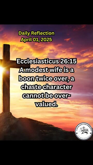 Daily Reflection April 01, 2025