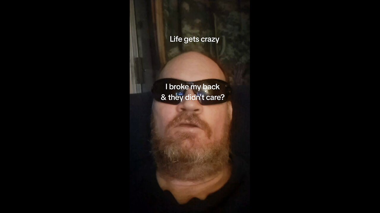 I broke my back?
