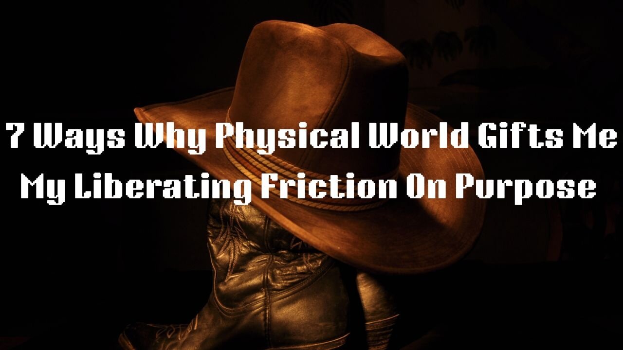 Why My Physical World Gifts Me Liberating Friction on Purpose