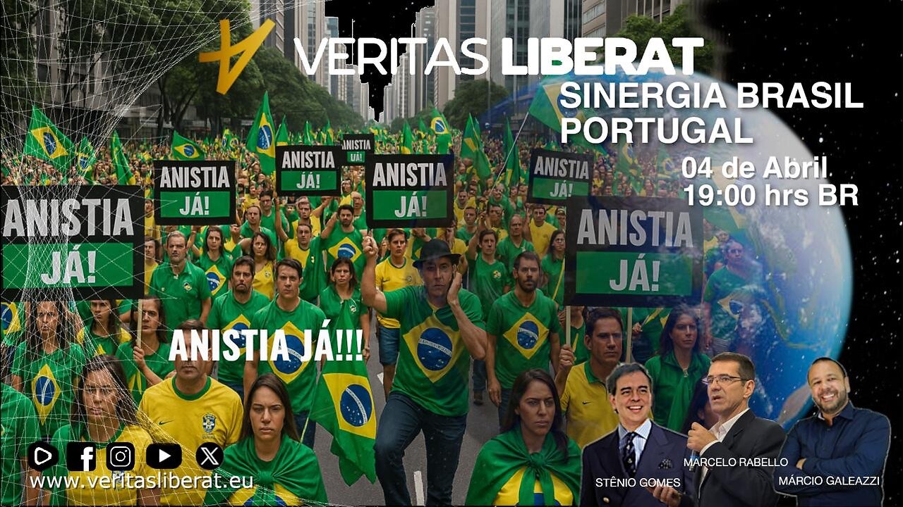 SINERGIA BRASIL PORTUGAL - 04/04/2025 - ANISTIA JÁ!!