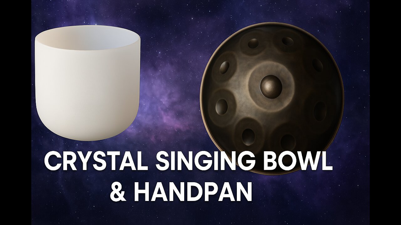 You Will REGRET Not Trying This CrystalSingingBowl And Handpan Combination For Relaxation