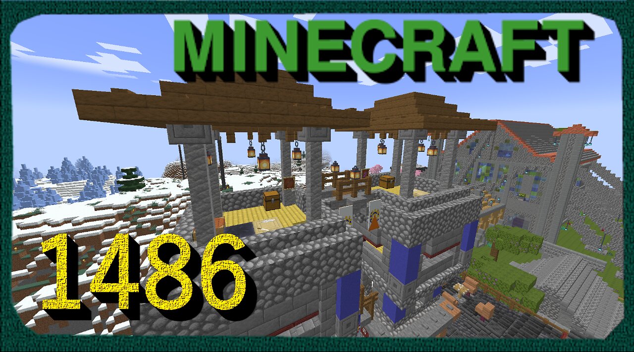 Lets Play Minecraft Episode – 1486 Finishing the new towers