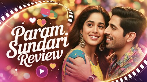 Param Sundari Trailer Review | Janhvi & Sidharth’s Rom-Com Magic 2025.