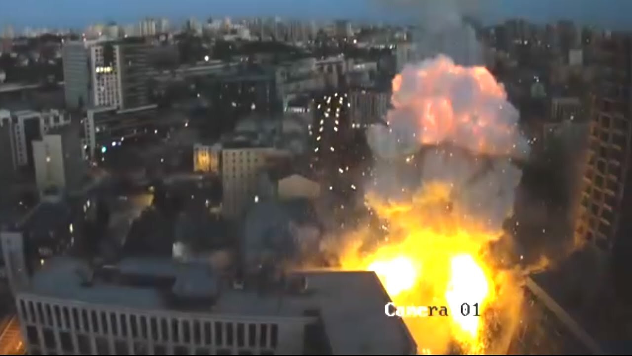 Russian Iskander-K Missile Strike Devastates UkrSpecSystems Facility in Kyiv