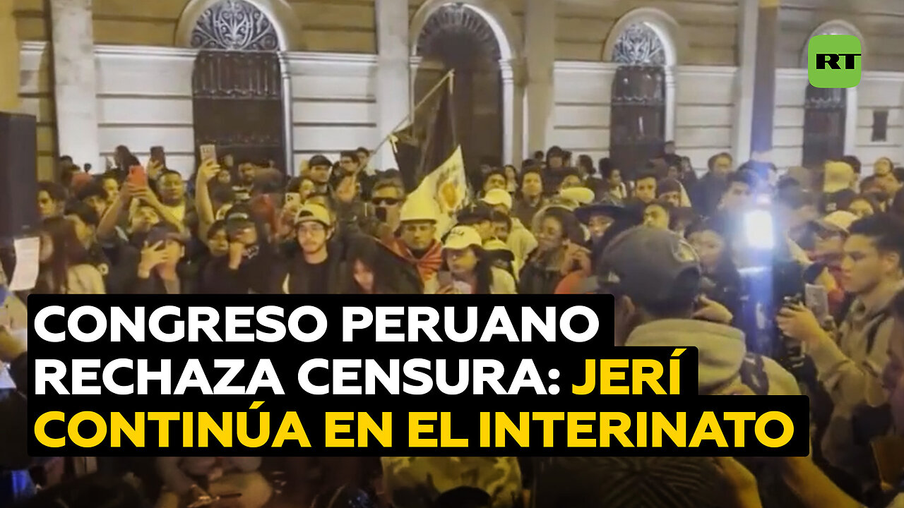 Congreso peruano rechaza moción de censura: Jerí seguirá en su interinato