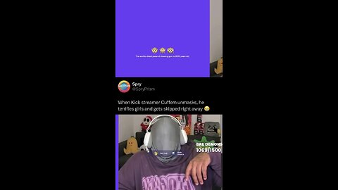 When Kick streamer Cuffem unmasks, he terrifies girls and gets skipped right away 😭