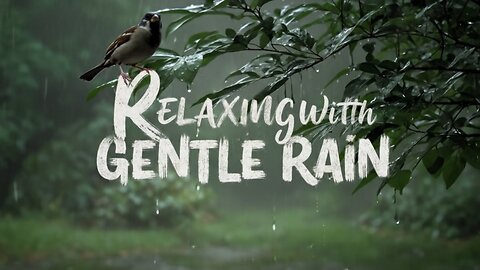Soothing Gentle Rain for Sleep & Relax🌧️