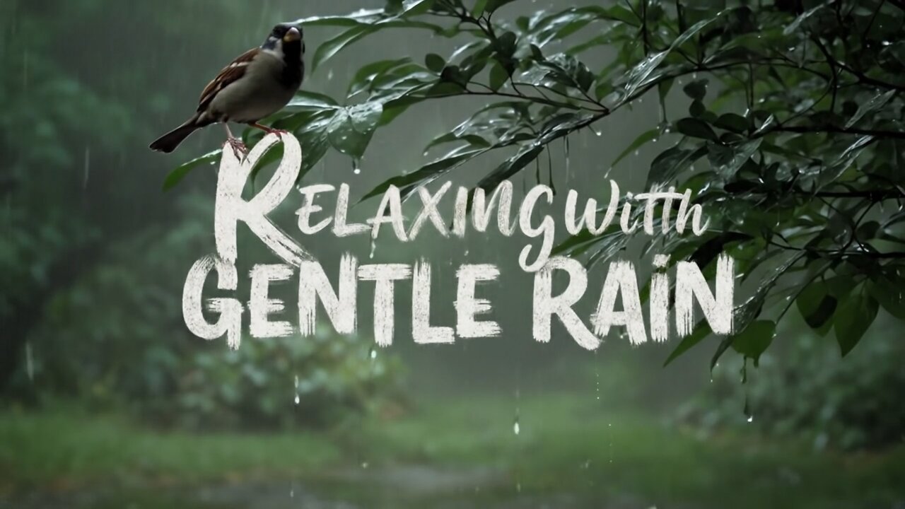 Soothing Gentle Rain for Sleep & Relax🌧️