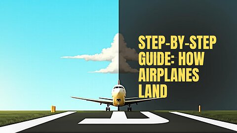How Airplanes Land: Step-by-Step Landing Protocols Explained.#HowAirplanesLand
