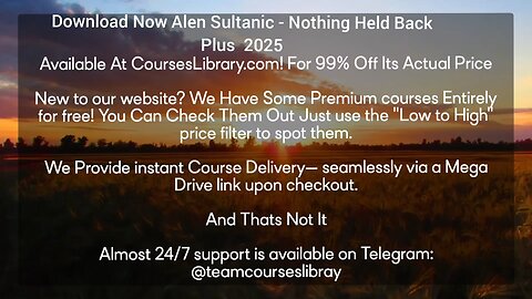 Download Now Alen Sultanic - Nothing Held Back Plus 2025