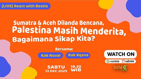 [LIVE] | Sumatra & Aceh Dilanda Bencana,Palestina Menderita,Bagaimana Sikap Kita? | Live RwB–Eps.77