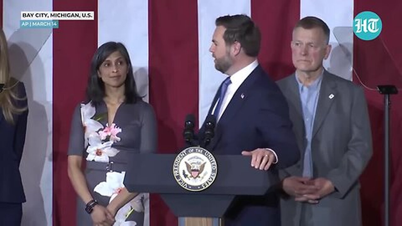 Full_ JD Vance Gives 5-Word Answer To Protesters In Scathing Speech In Michigan _ US News _ Trump
