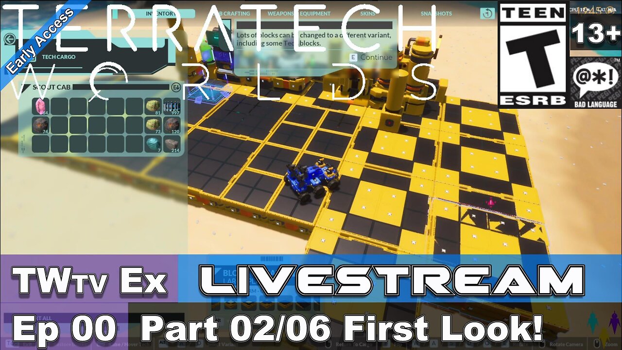 2025 TerraTech Worlds (Episode 00) Part 02/06 First Look (Ex Livestream)!