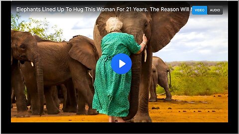 "Woman Receives Elephant Hugs for 21 Years: The Touching Reason Behind It"