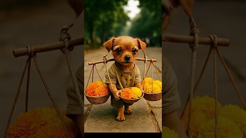 The poor puppy didn't have school fee