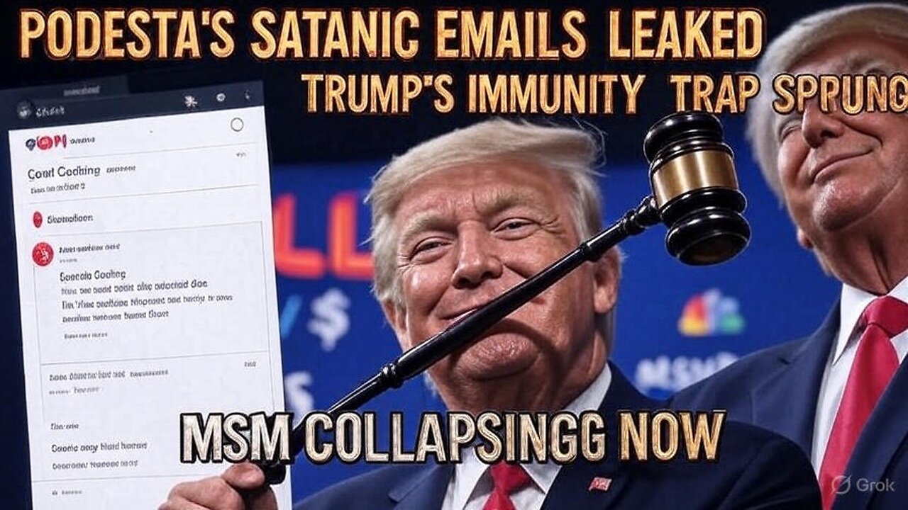 TRUMP'S IMMUNITY ENDGAME: SCOTUS Ruling Protects Obama? Epstein Fail & Satanic Podesta Emails EXPOSED! (Spirit Cooking Proof)