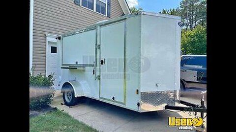 Clean and Well-Maintained 2022 6' x 12' Continental Cargo Concession Trailer for Sale in Maryland!
