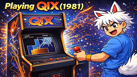 Qix Arcade Game from 1981