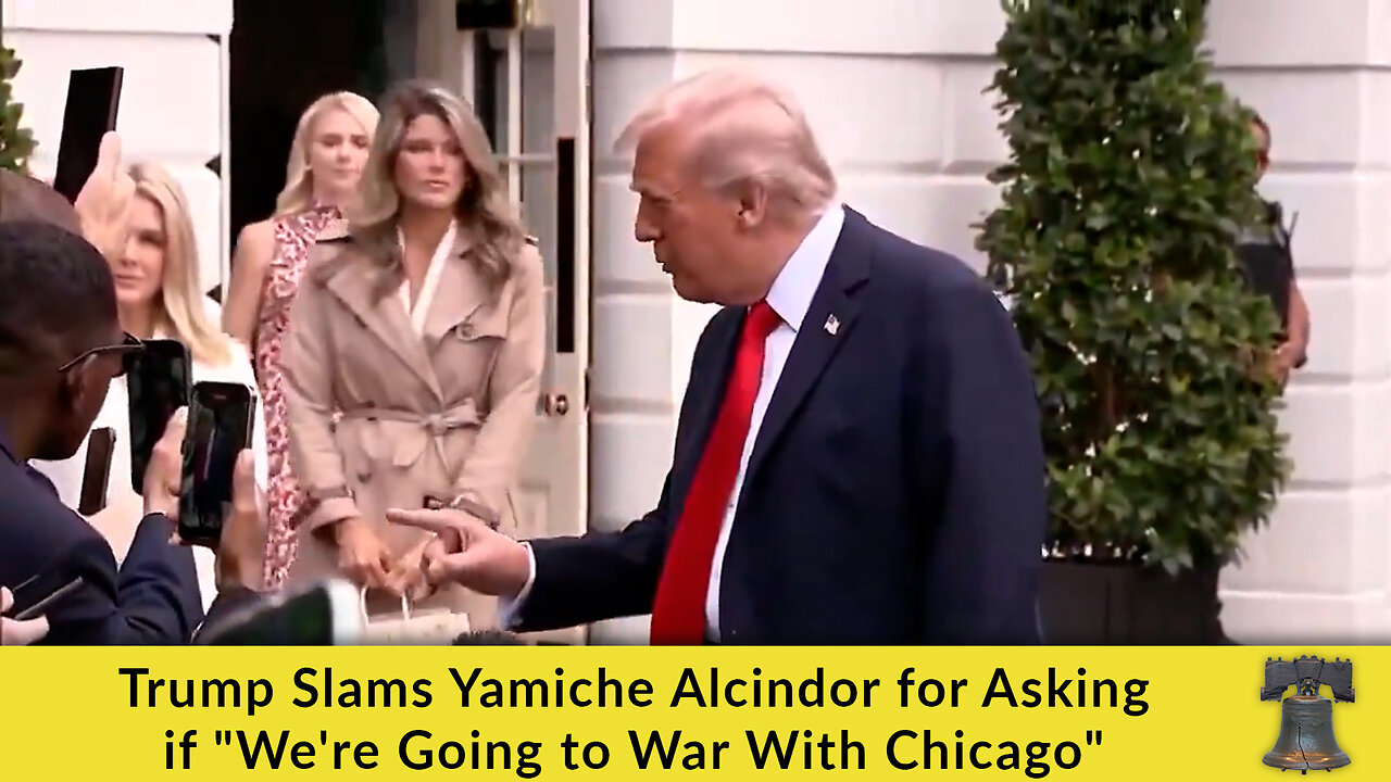 Trump Slams Yamiche Alcindor for Asking if "We're Going to War With Chicago"