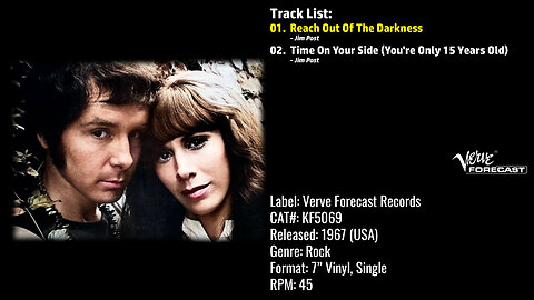Friend And Lover – Reach Out Of The Darkness (Full Record) – 1967 – CAT.# KF5069