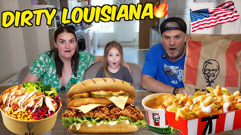 Brits Try DIRTY LOUISIANA Burger at KFC - #newmenu