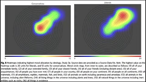 Bill Whittle - May 2, 2025 - Diff between Conservatives and Leftists (Heat Map example)