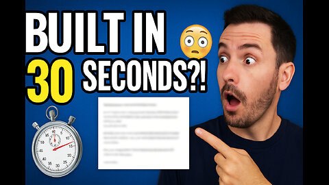 I Built a Funnel with AI in 30 Seconds and It Actually Made Sales!
