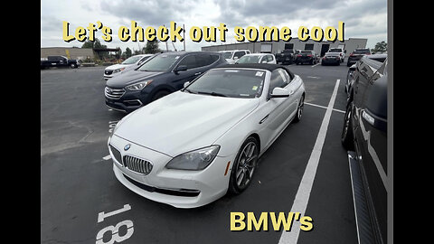 Let's check out some interesting BMW's, and a few other surprises!