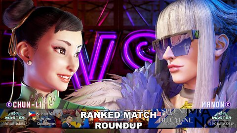Kuya Kalbo SF6 Ranked Match Roundup. Chun Li Master Rank [Hori Fight Stick]