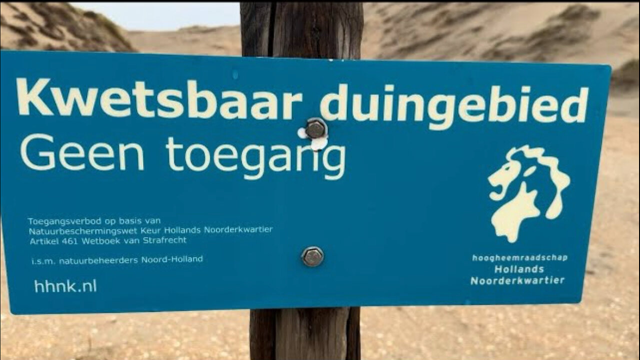 Gat van 70 meter in de duinen bij Castricum