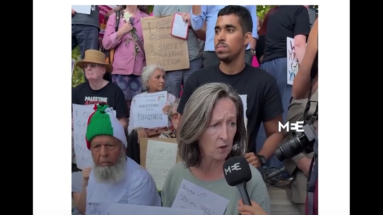 "I have watched for two years the slaughter, the murder and the starvation of children in Gaza"