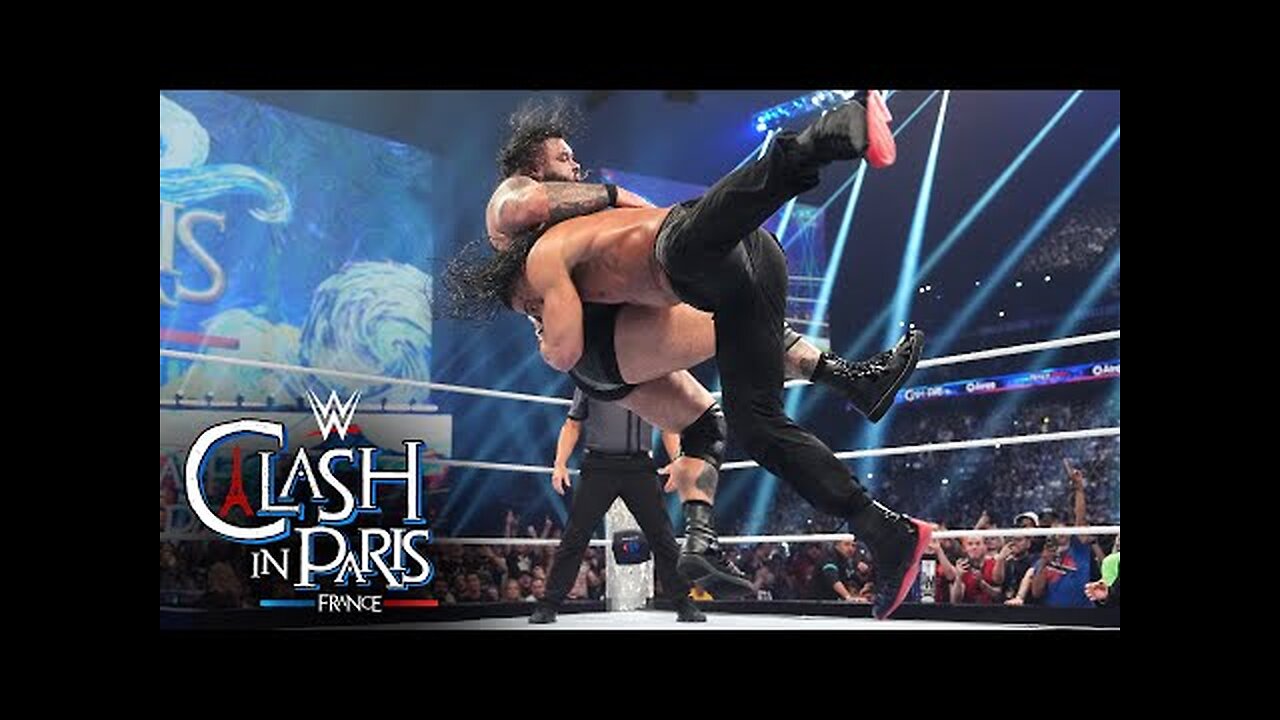 Roman Reigns vs. Bronson Reed_ Clash in Paris 2025 highlights