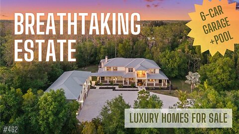 SUPERB SECLUDED RETREAT NEAR CITY | POOL | 6-CAR GARAGE | Fort Myers | LUXURY HOMES For Sale in SWFL