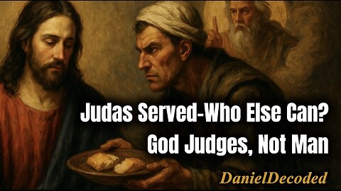 Judas Served, Who Else Can? God Judges, Not Man