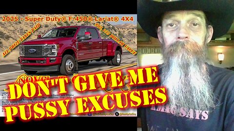 NO MORE PUSSY EXCUSES