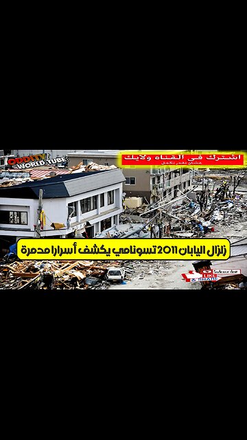 زلزال اليابان 2011: تسونامي يكشف أسرارًا مدمرة #اليابان #تسونامي #كوارث