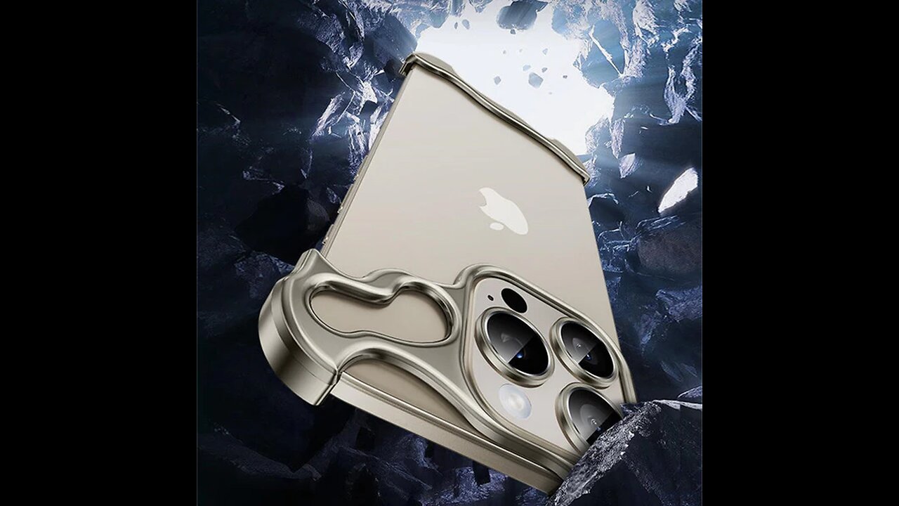 Frameless Aluminum Alloy Phone Case