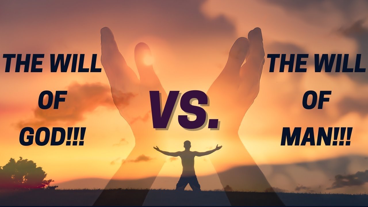 The Difference Between Mans will Vs Gods will street preaching.