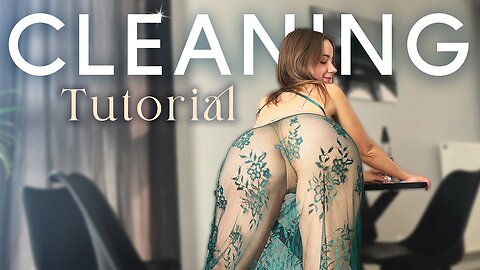 Black Table Cleaning and Green Dress Try On Haul | Get Ready with Luna