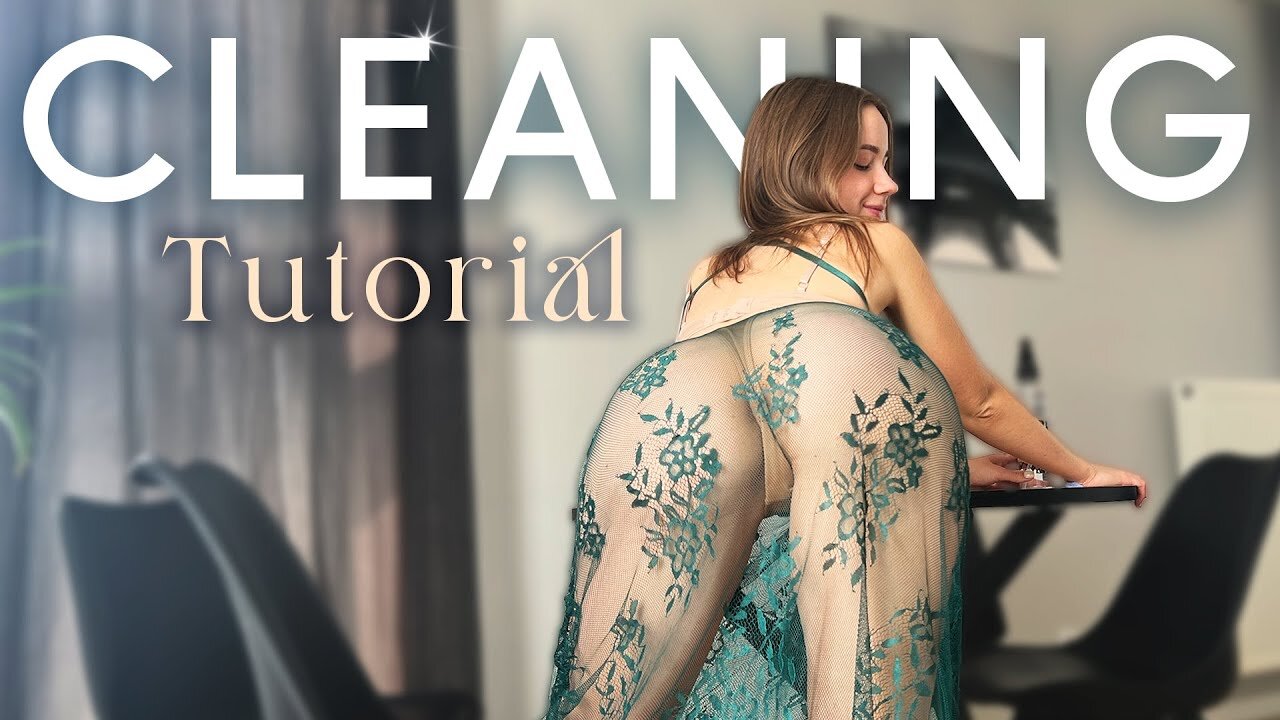 Black Table Cleaning and Green Dress Try On Haul | Get Ready with Luna