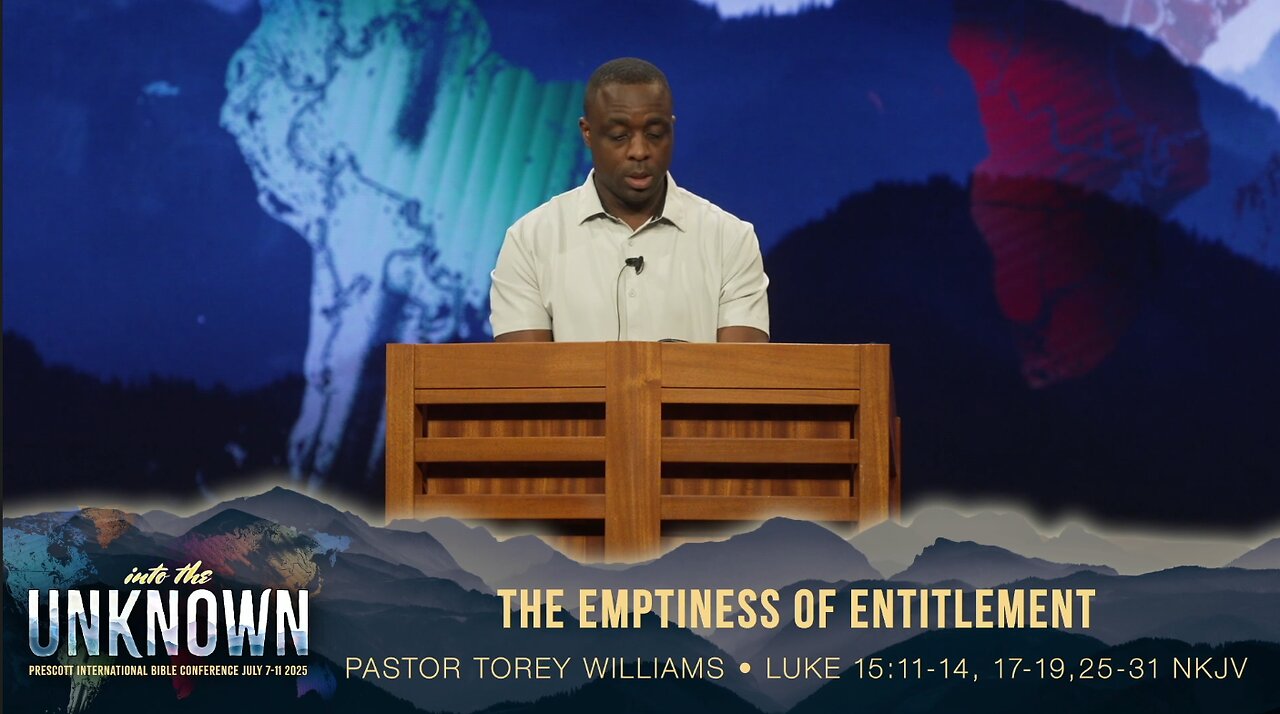 Pastor - Torey Williams. The Emptiness of entitlement.