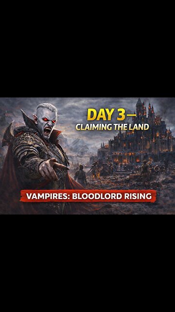 Day 3 in Vampires: Bloodlord Rising — Claiming the Land 🩸