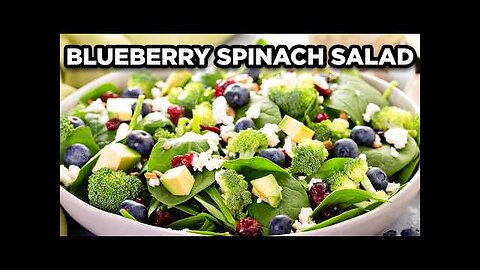Blueberry Spinach Salad