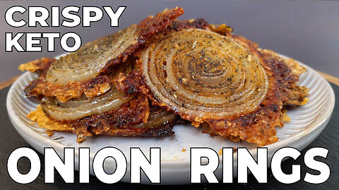 Viral CRISPY KETO ONION RINGS