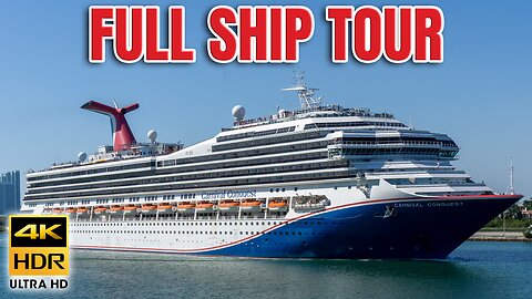 Full Ship Tour of Carnival Conquest | Explore Every Deck & Feature