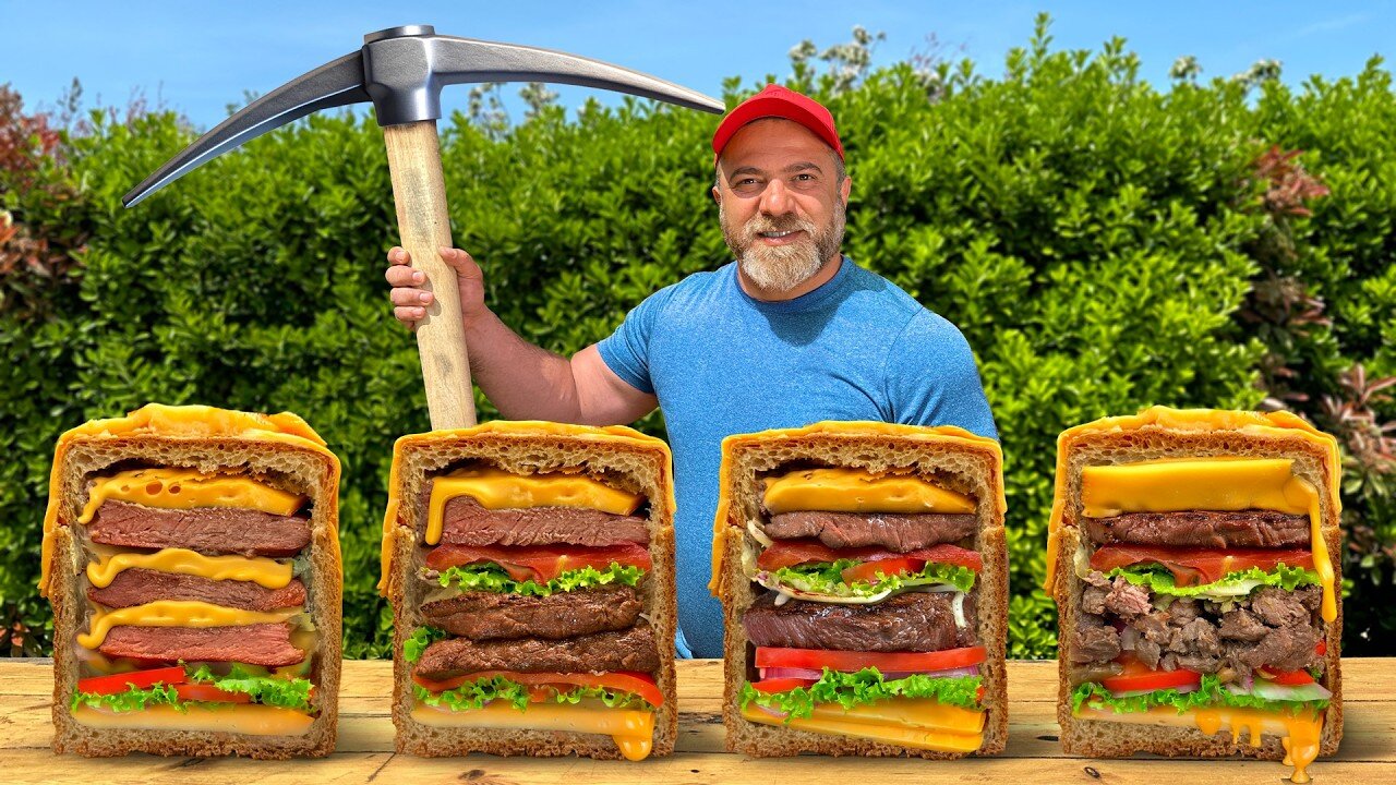 I Cooked a Huge Minecraft Burger 🍔!
