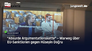 "Absurde Argumentationskette" – Warweg über EU-Sanktionen gegen Hüseyin Doğru