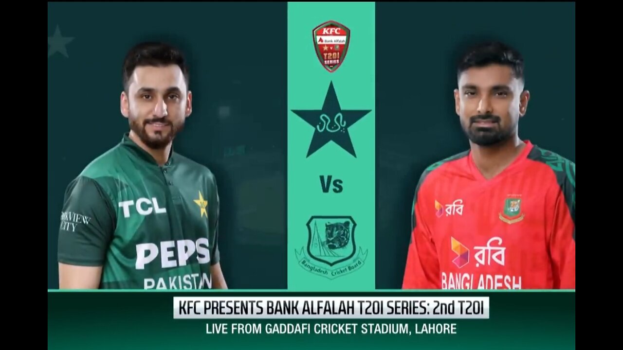 Pak vs Ban 2nd T20I 2025 match full highlights