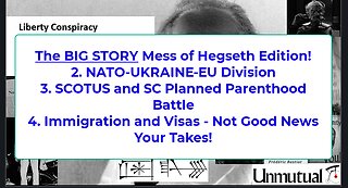 Liberty Conspiracy LIVE 6-26-25 Trump-Iran-Heg Lies, Ukraine-NATO-No-Nos, SC v Abortionists